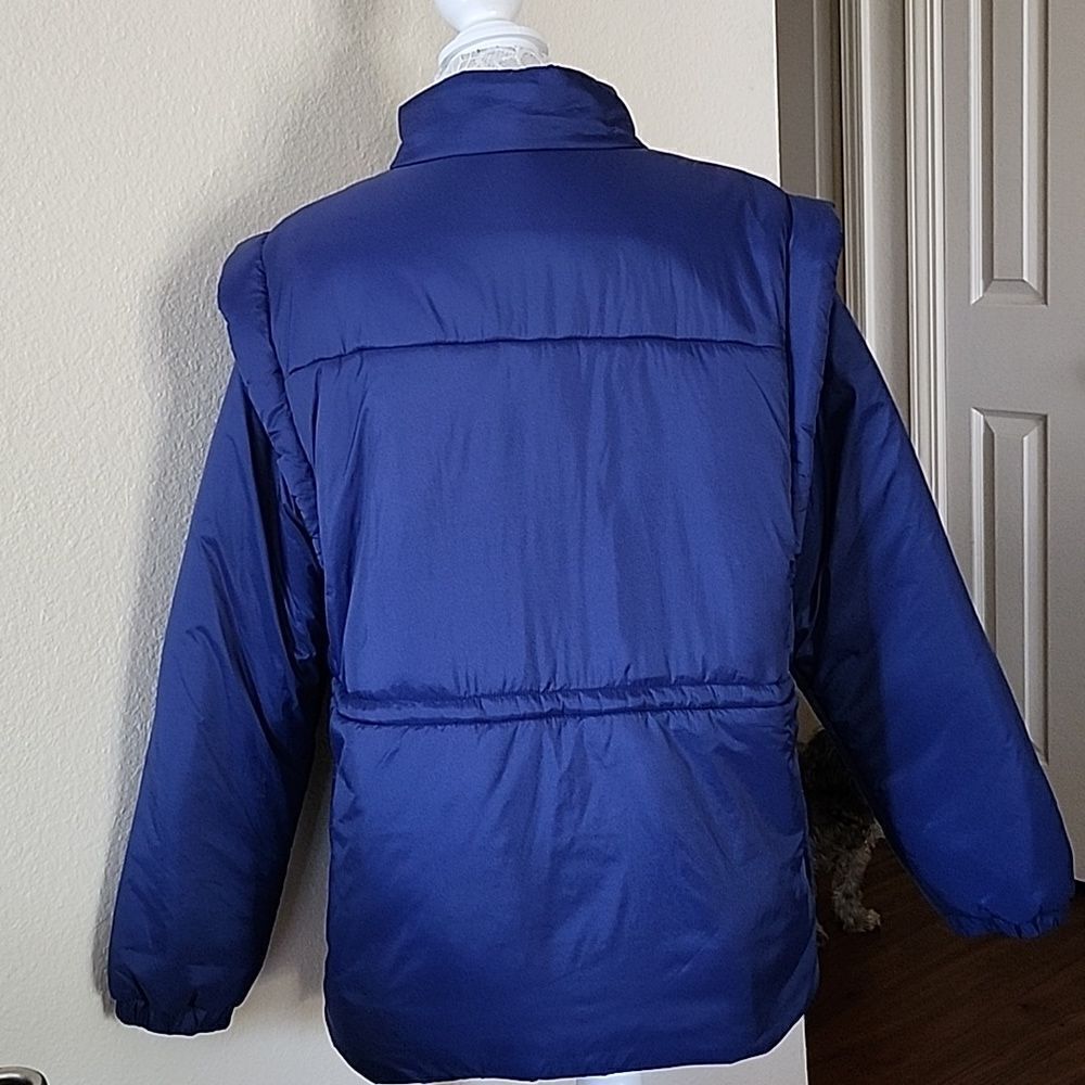 Maeve By Anthropologie Snap Sleeve Puffer Jacket Size Large New - Picture 5 of 12